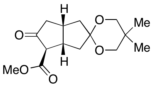 [3’aS-(3’aα,4’α,6’aα)]-Hexahydro-5,5-dimethyl-5’-oxo-spiro[1,3-dioxane-2,2’(1’H)-pentalene]-4’-carboxylic Acid Methyl Ester