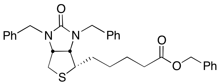 [3aS-(3aα,4β,6aα)]-Hexahydro-2-oxo-1,3-bis(phenylmethyl)-1H-Thieno[3,4-d]imidazole-4-pentanoic Acid Phenylmethyl Ester