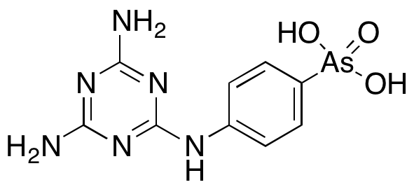 [4-[(4,6-Diamino-1,3,5-triazin-2-yl)amino]phenyl]arsonic Acid