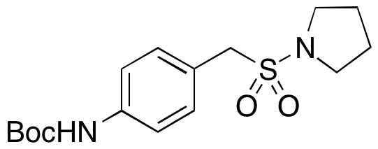 (4-((Pyrrolidin-1-ylsulfonyl)methyl)phenyl)carbamic Acid tert-Butyl Ester