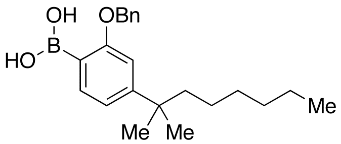 [4-(1,1-Dimethylheptyl)-2-(phenylmethoxy)phenyl]dihydroxy Borane