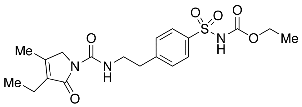 [4-[2-[[(3-Ethyl-2,5-dihydro-4-methyl-2-oxo-1H-pyrrol-1-yl)carbonyl]amino]ethyl]phenyl]sulfonyl]carbamic Acid Ethyl Ester