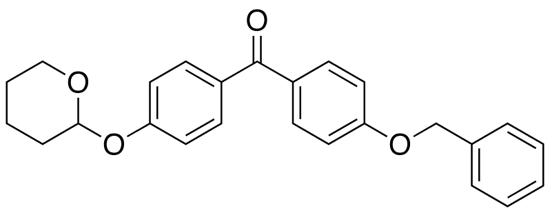 [4-(Phenylmethoxy)phenyl][4-[(tetrahydro-2H-pyran-2-yl)oxy]phenyl]-methanone