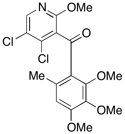 (4,5-Dichloro-2-methoxy-3-pyridinyl)(2,3,4-trimethoxy-6-methylphenyl)methanone