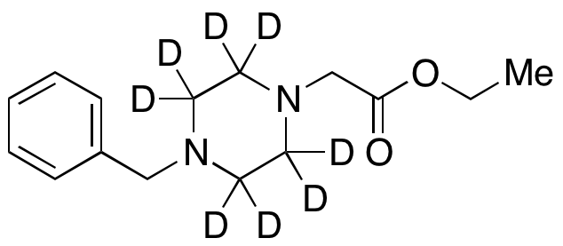 (4-Benzylpiperazin-1-yl)acetic Acid Ethyl Ester-d8