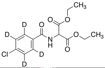 (4-Chlorobenzoylamino)malonic Acid-d4 Diethyl Ester