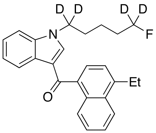 (4-Ethyl-1-naphthalenyl)[1-(5-fluoropentyl)-1H-indol-3-yl]methanone-d4