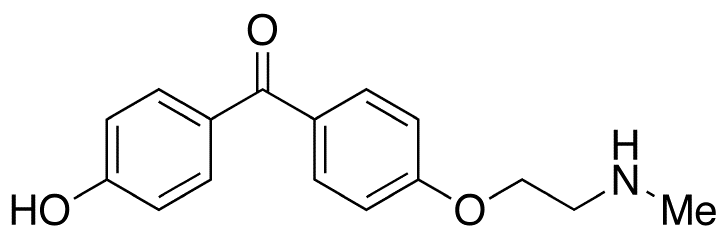 (4-Hydroxyphenyl)[4-[2-(methylamino)ethoxy]phenyl]methanone