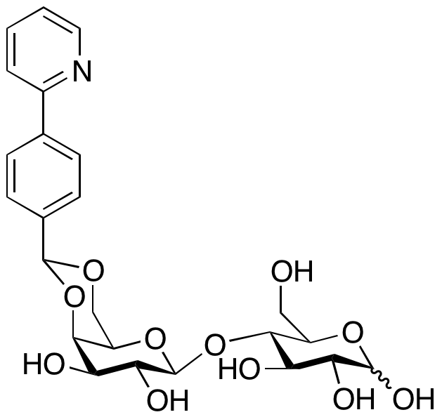 (4-O-(4,6-O-{[4-(2-Pyridinyl)phenyl]methylene}-β-D-galactopyranosyl)-β-D-glucopyranose)