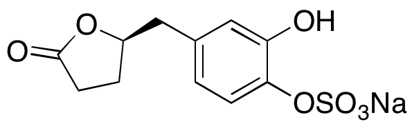 (4R)-5-(3’,4’-Dihydroxyphenyl)-γ-valerolactone-4’-O-sulfate Sodium Salt