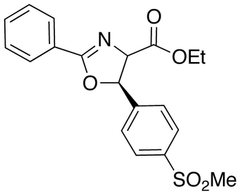 (4R-5R)-4,5-Dihydro-5-[4-(methylsulfonyl)phenyl]-2-phenyl-4-oxazolecarboxylic Acid Ethyl Ester