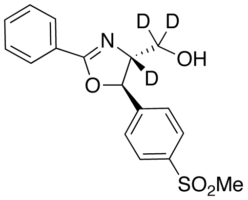 (4R,5R)-4,5-Dihydro-5-[4-(methylsulfonyl)phenyl]-2-phenyl-4-oxazolemethanol-d3