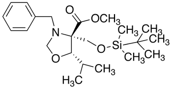 (4R,5S)-3-N-Benzyl-4-(t-butyldimethylsilyloxymethyl)-5-isopropyloxazoladine-4-carboxylic Acid, Methyl Ester