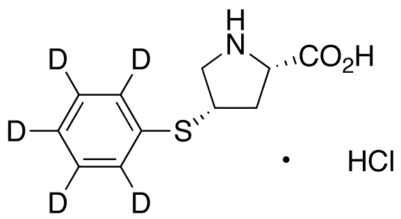 (4S)-4-(Phenylthio)-L-proline-d5 Hydrochloride