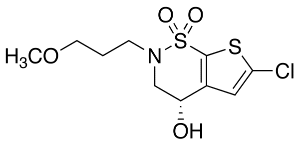 (4S)-6-Chloro-3,4-dihydro-2-(3-methoxypropyl)-2H-thieno[3,2-e]-1,2-thiazin-4-ol 1,1-Dioxide