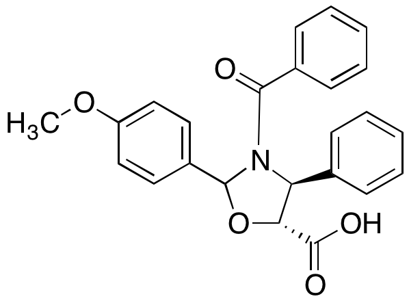 (4S,5R)-3-Benzoyl-2-(4-methoxyphenyl)-4-phenyloxazolidine-5-carboxylic Acid