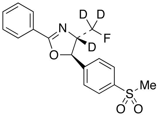 (4S,5R)-4-(Fluoromethyl)-4,5-dihydro-5-[4-(methylsulfonyl)phenyl]-2-phenyloxazole-d3