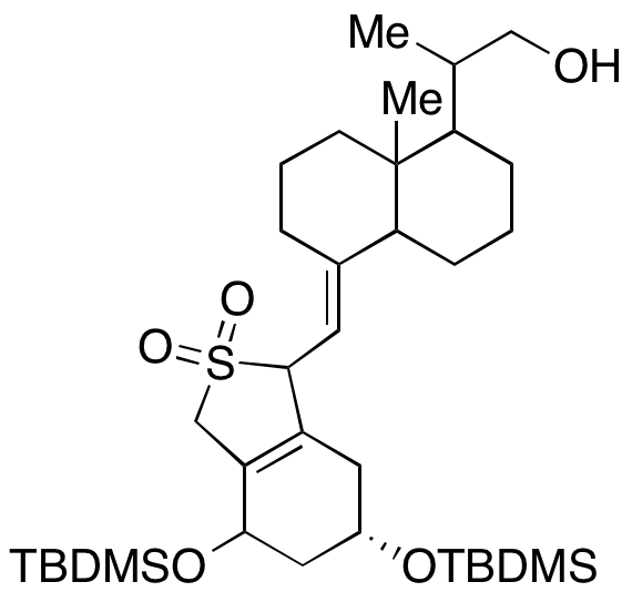 (4S,6R)-4,6-Bis((tert-butyldimethylsilyl)oxy)-1-((E)-((7aR)-1-((S)-1-hydroxypropan-2-yl)-7a-methylhexahydro-1H-inden-4(2H)-ylidene)methyl)-1,3,4,5,6,7-hexahydrobenzo[c]thiophene 2,2-dioxide