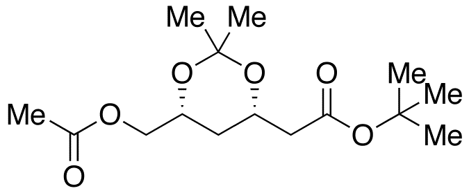 (4S,6R)-6-(Acetoxymethyl)-2,2-dimethyl-1,3-dioxane-4-acetic Acid tert-Butyl Ester