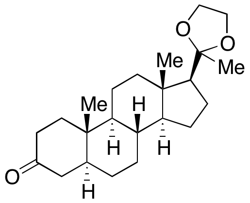 (5α)-Pregnane-3,20-dione Cyclic 20-(1,2-Ethanediyl Acetal)