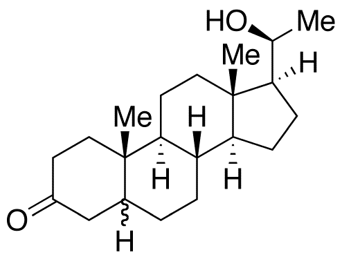 (5α/β,20S)-20-Hydroxypregnan-3-one (5β major)