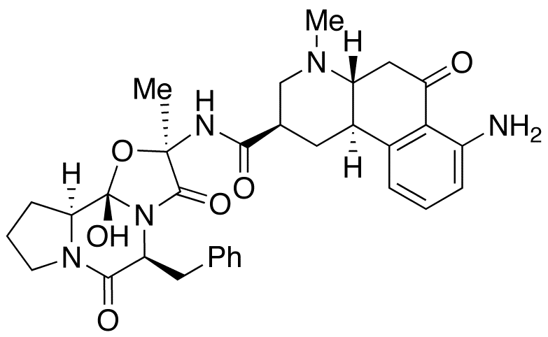 (5’α,10α)-1-Demethyl-9,10-dihydro-12’-hydroxy-2’-methyl-5’-(phenylmethyl)-2,3(2H,3H)-secoergotaman-3,3’,6’,18-tetrone