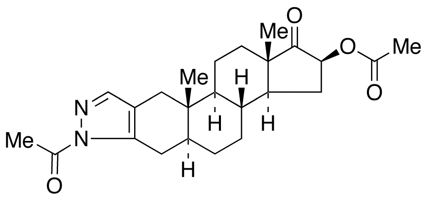 (5α,16β)-N-Acetyl-16-acetyloxy-2’H-androst-2-eno[3,2-c]pyrazol-17-one