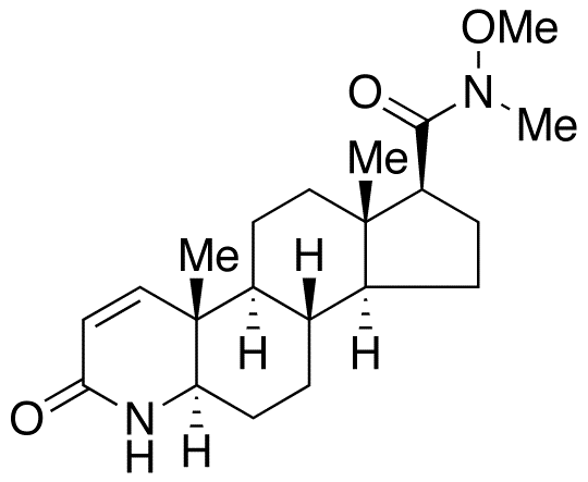 (5α,17β)-N-Methoxy-N-methyl-3-oxo-4-azaandrost-1-ene-17-carboxamide