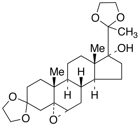 (5α,6α)-Epoxy-17α-hydroxy-pregnane-3,20-dione-3,20-bis(ethyleneketal)