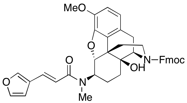 (5α,6β)-4,5-Epoxy-6-[[(2E)-3-(3-furanyl)-1-oxo-2-propenyl]methylamino]-14-hydroxy-3-methoxymorphinan-17-carboxylic Acid 9H-Fluoren-9-ylmethyl Ester