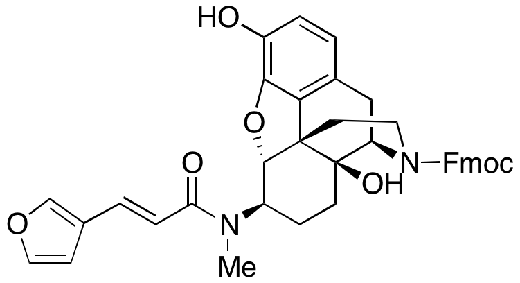 (5α,6β)-4,5-Epoxy-6-[[(2E)-3-(3-furanyl)-1-oxo-2-propenyl]methylamino]-3,14-dihydroxymorphinan-17-carboxylic Acid 9H-Fluoren-9-ylmethyl Ester