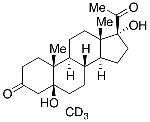 (5β,6α)-5,17-Dihydroxy-6-methylpregnane-3,20-dione-d3