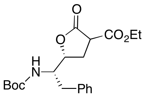 (5R)-5-[(1S)-1-[[(1,1-Dimethylethoxy)carbonyl]amino]-2-phenylethyl]tetrahydro-2-oxo-3-furancarboxylic Acid Ethyl Ester