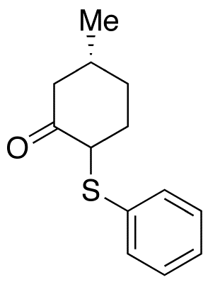 (5R)-5-Methyl-2-(phenylthio)cyclohexanone (Mixture of Diastereomers)