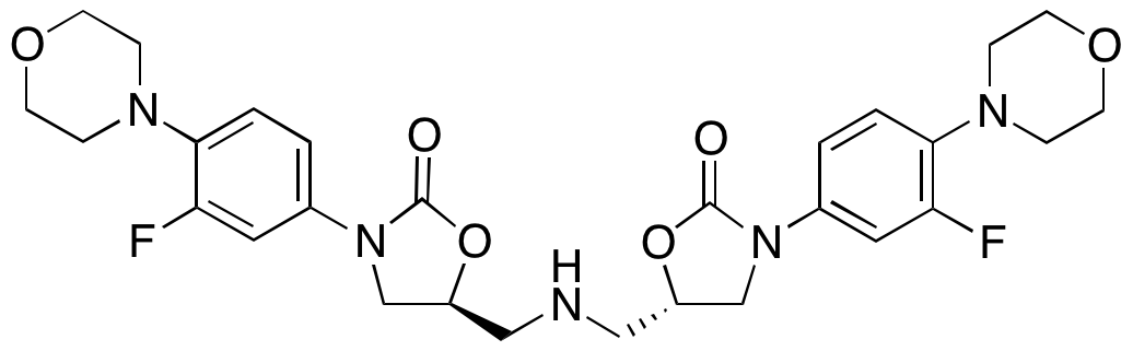 (5S,5’S)-5,5’-(Azanediylbis(methylene))bis(3-(3-fluoro-4-morpholinophenyl)oxazolidin-2-one)