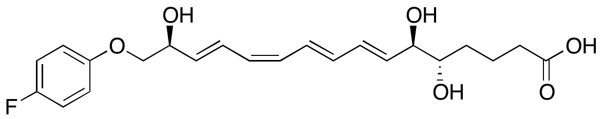 (5S,6R,7E,9E,11Z,13E,15S)-16-(4-Fluorophenoxy)-5,6,15-trihydroxy-7,9,11,13-hexadecatetraenoic Acid