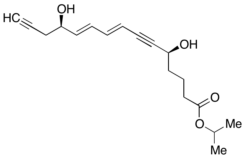 (5S,8E,10E,12R)-5,12-Dihydroxy-8,10-pentadecadiene-6,14-diynoic Acid 1-Methylethyl Ester