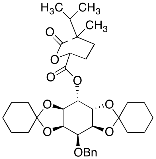 [6(1S)]-1,2:4,5-Di-O-cyclohexylidene-3-O-(phenylmethyl)-D-myo-Inositol  4,7,7-Trimethyl-3-oxo-2-oxabicyclo[2.2.1]heptane-1-carboxylate