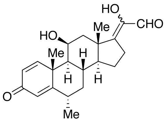 (6α,11β)-11,20-Dihydroxy-6-methyl-3-oxopregna-1,4,17(20)-trien-21-al