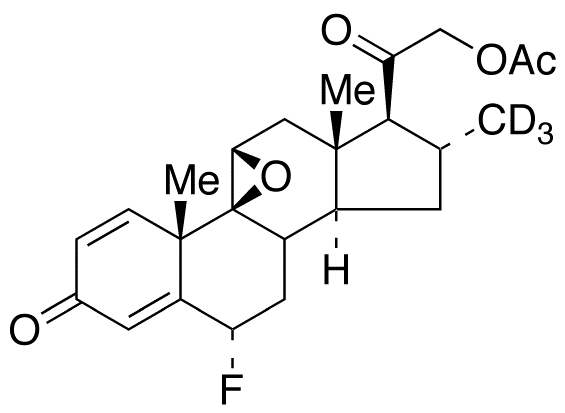 (6α,9β,11β,16α)-21-(Acetyloxy)-9,11-epoxy-6-fluoro-16-methyl-d3-pregna-1,4-diene-3,20-dione