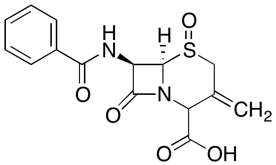 [6R-(6α,7β)]-7-(Benzoylamino)-3-methyl-8-oxo-5-thia-1-azabicyclo[4.2.0]oct-2-ene-2-carboxylic Acid 5-Oxide