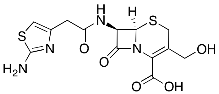 (6R,7R)-3-Hydroxymethyl-7-((2-aminothiazol-4-yl)acetamido)ceph-3-em-4-carboxylic Acid