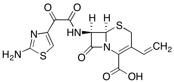 (6R,7R)-7-(2-(2-Aminothiazol-4-yl)-2-oxoacetamido)-8-oxo-3-vinyl-5-thia-1-azabicyclo[4.2.0]oct-2-ene-2-carboxylic Acid