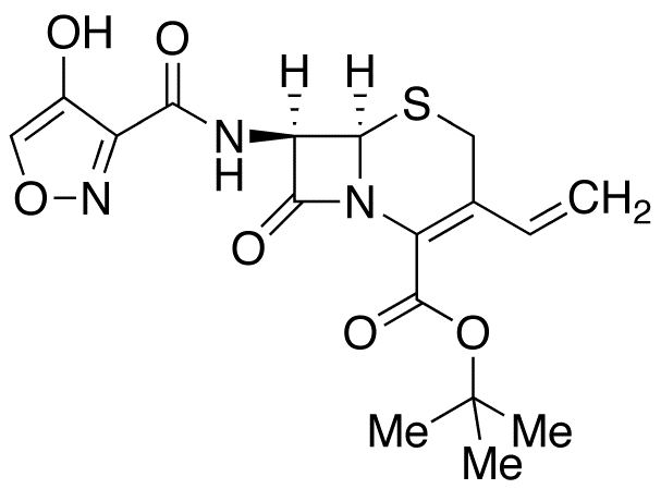 (6R,7R)-7-(4-Hydroxyisoxazole-3-carboxamido)-8-oxo-3-vinyl-5-thia-1-azabicyclo[4.2.0]oct-2-ene-2-carboxylic Acid tert-Butyl Ester