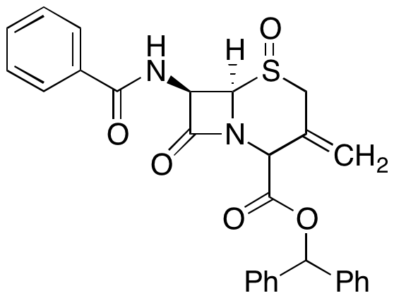 (6R,7R)-7-Benzamido-3-methylene-8-oxo-5-thia-1-azabicyclo[4.2.0]octane-2-carboxylic Acid 5-Oxide Benzhydryl Ester