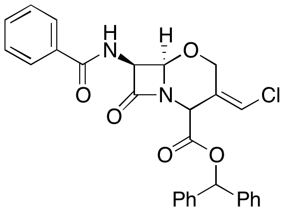 (6R,7S)-7-(Benzoylamino)-3-(chloromethylidine)-8-oxo-5-oxa-1-azabicyclo[4.2.0]octane-2-carboxylic Acid Diphenylmethyl Ester