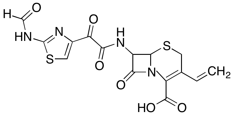 (6R-trans)-3-Ethenyl-7-[[[2-(formylamino)-4-thiazolyl]oxoacetyl]amino]-8-oxo-5-Thia-1-azabicyclo[4.2.0]oct-2-ene-2-carboxylic Acid