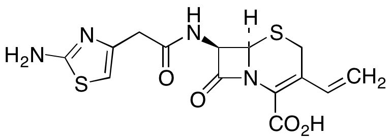 (6R-trans)-7-[[(2-Amino-4-thiazolyl)acetyl]amino]-3-ethenyl-8-oxo-5-thia-1-azabicyclo[4.2.0]oct-2-ene-2-carboxylic Acid