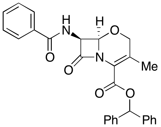 (6R-trans)-7-(Benzoylamino)-3-methyl-8-oxo-5-oxa-1-azabicyclo[4.2.0]oct-2-ene-2-carboxylic Acid Diphenylmethyl Ester