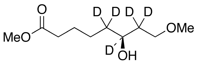 (6S)-6-Hydroxy-8-methoxy-octanoic Acid Methyl Ester-d5